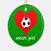 voetbal keramisch ornament (Links)