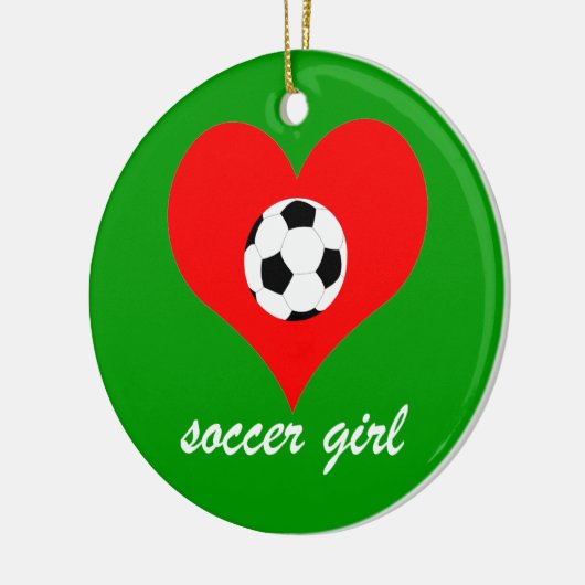 voetbal keramisch ornament (Links)