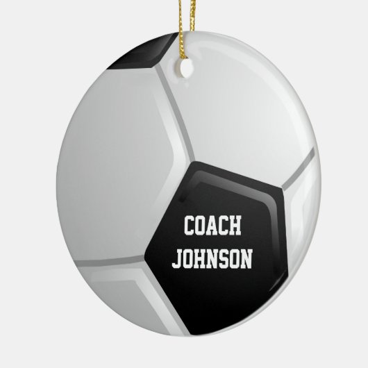 Voetbal Keramisch Ornament (Links)