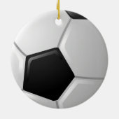 Voetbal Keramisch Ornament (Achterkant)
