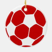 voetbal keramisch ornament (Achterkant)