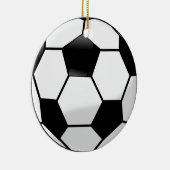 Voetbal Keramisch Ornament (Rechts)