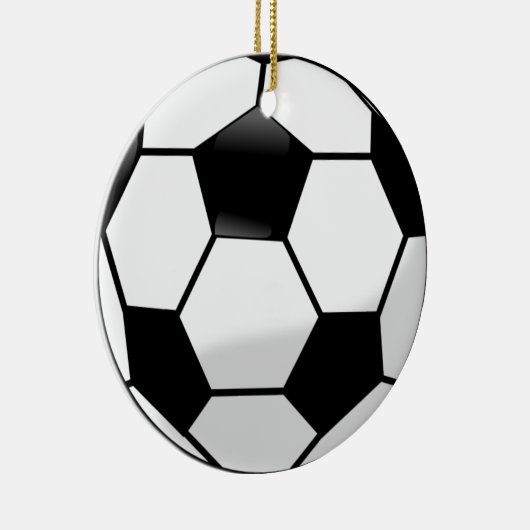 Voetbal Keramisch Ornament (Rechts)