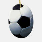 Voetbal Keramisch Ornament (Achterkant)