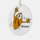 Voetbal Keramisch Ornament (Rechts)