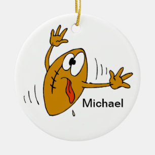 Voetbal Keramisch Ornament