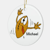 Voetbal Keramisch Ornament (Links)