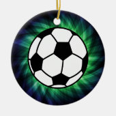 Voetbal Keramisch Ornament (Voorkant)