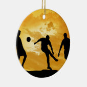 Voetbal Keramisch Ornament (Rechts)