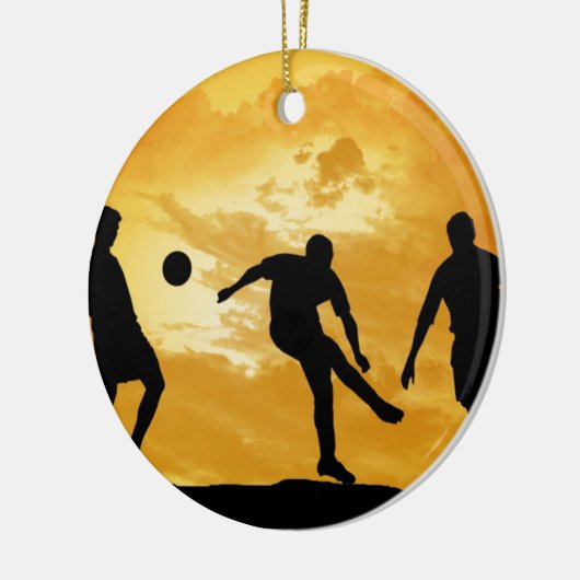 Voetbal Keramisch Ornament (Links)