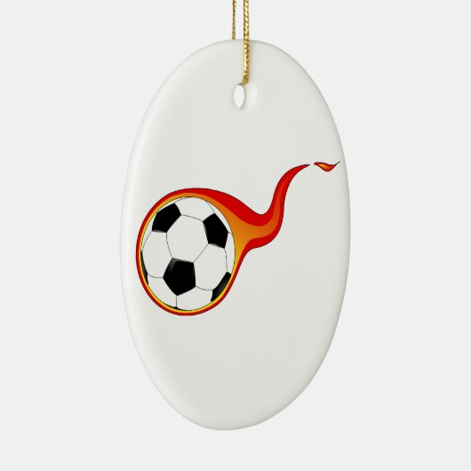 Voetbal Keramisch Ornament (Rechts)