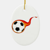 Voetbal Keramisch Ornament (Voorkant)