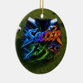 Voetbal Keramisch Ornament (Rechts)