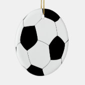 Voetbal Keramisch Ornament (Rechts)