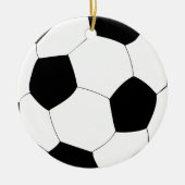 Voetbal Keramisch Ornament (Voorkant)