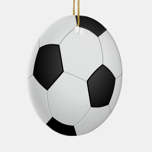 Voetbal Keramisch Ornament (Rechts)