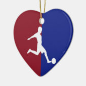 Voetbal Keramisch Ornament (Links)