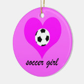 voetbal keramisch ornament (Links)