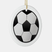Voetbal Keramisch Ornament (Rechts)