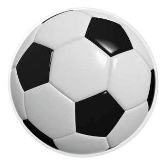 Voetbal Keramische Knop