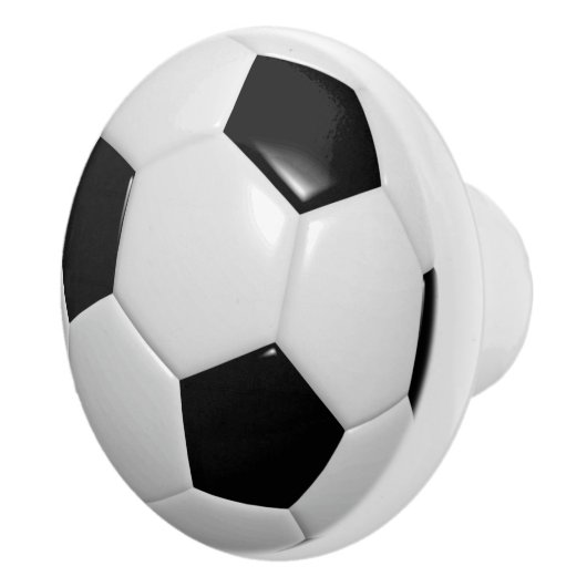 Voetbal Keramische Knop (Rechts)