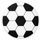 Voetbal Keramische Knop (Voorkant)