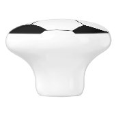 Voetbal Keramische Knop (Zijkant)