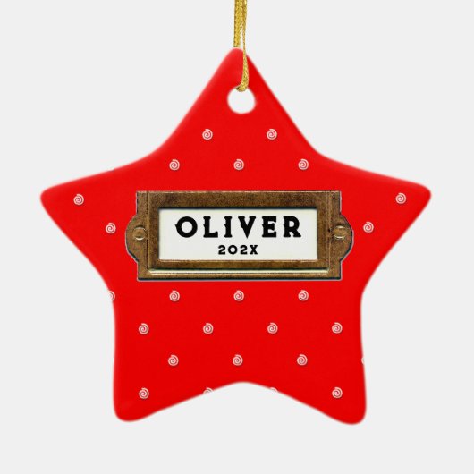 Voetbal kerst aandenken keramisch ornament (Achterkant)