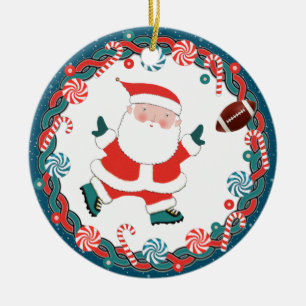 Voetbal Kerst Collectie Keramisch Ornament