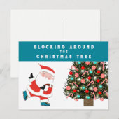 Voetbal Kerst Kaart (Voorkant / Achterkant)