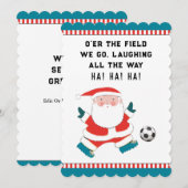 Voetbal Kerst Kaarten (Voorkant / Achterkant)