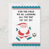 Voetbal Kerst Kaarten (Voorkant)