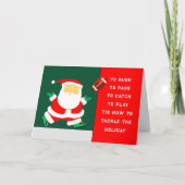Voetbal Kerst Kaarten (Voorkant)