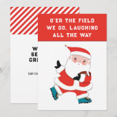 Voetbal Kerst Kaarten (Voorkant / Achterkant)