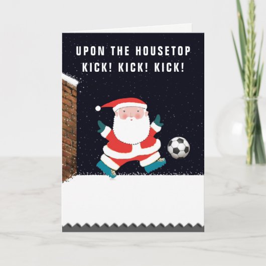 Voetbal Kerst Kaarten (Voorkant)