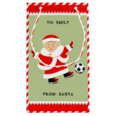 Voetbal Kerst Kleine Cadeautas (Achterkant)