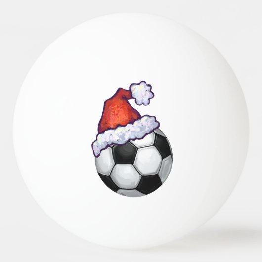 voetbal kerst pingpongbal (Voorkant)