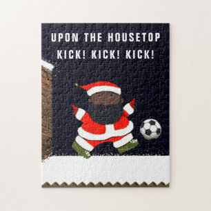 Voetbal Kerst Puzzel