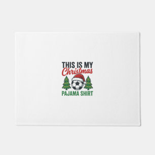 Voetbal Kerst Pyjama Shirt Deurmat