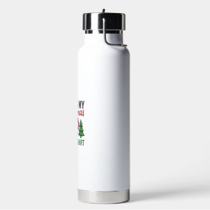 Voetbal Kerst Pyjama Shirt Waterfles