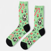 Voetbal Kerst Sinterklaas Sokken (Links)