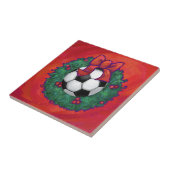 Voetbal kerst tegeltje (Zijkant)