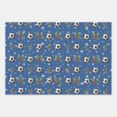 Voetbal Kerst Wrapping Paper Voetbal coach (Voorkant 2)