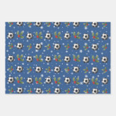Voetbal Kerst Wrapping Paper Voetbal coach (Voorkant)