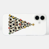 Voetbal Kerstboom Case-Mate iPhone Case (Achterkant (horizontaal))