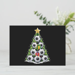 Voetbal Kerstboom Kerst Speler Jongens  Feestdagenkaart