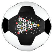 Voetbal Kerstboom Kerst Speler Sportliefhebber (Gedraaid)