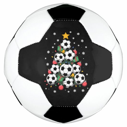 Voetbal Kerstboom Kerst Speler Sportliefhebber (Voorkant)