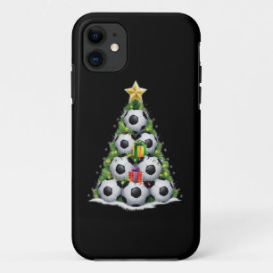 Voetbal Kerstboom Kerstman Speler Jongens Case-Mate iPhone Case