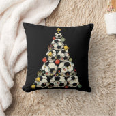 Voetbal Kerstboom Kussen (Deken)